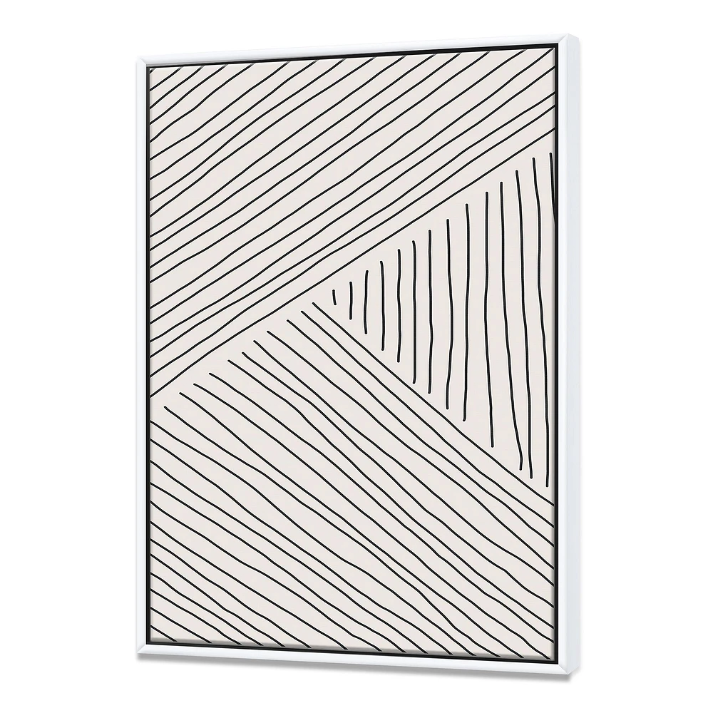 Minimal Geometrical Lines II  Wall Art