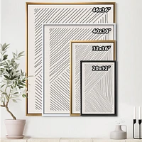 Minimal Geometrical Lines II  Wall Art