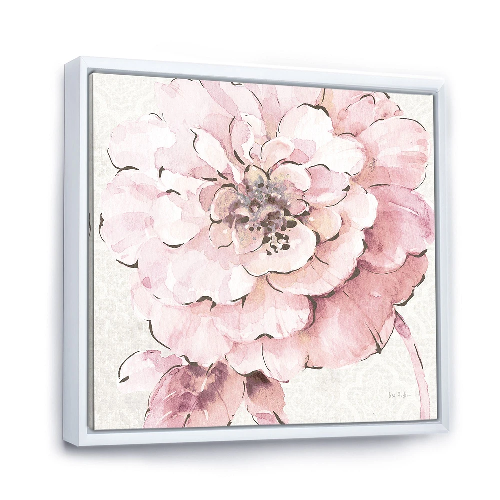 Indigold Shabby Peonies Pink  Canvas