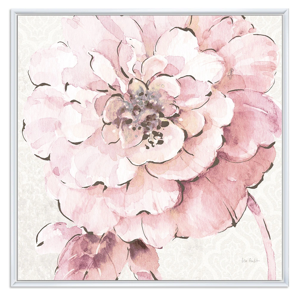 Indigold Shabby Peonies Pink  Canvas