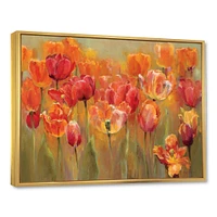 Red Tulips  Wall Art