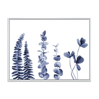 Navy Blue Eucalyptus I Wall Art