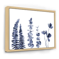 Navy Blue Eucalyptus I Wall Art