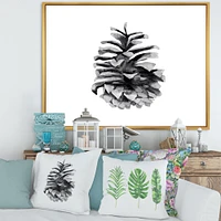 Conifer Cone Monochrome Wall Art