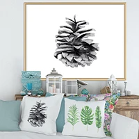 Conifer Cone Monochrome Wall Art