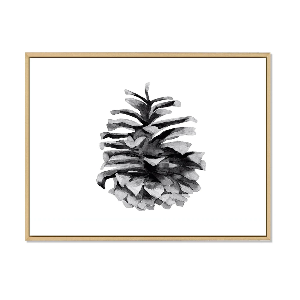 Conifer Cone Monochrome Wall Art