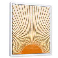 Orange Sun Print III  Wall Art