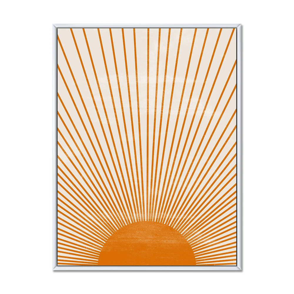 Orange Sun Print III  Wall Art