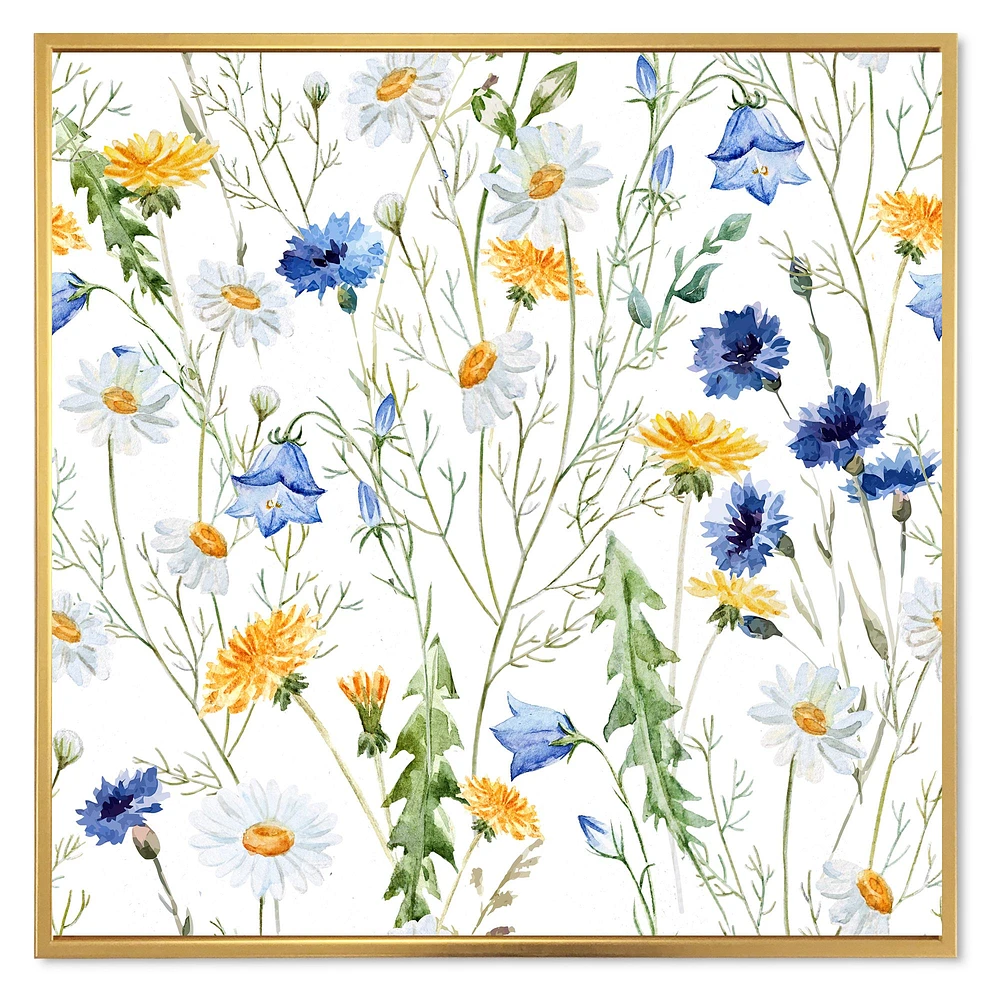 WildFlowers Chamomile and Clover Bell II  Wall Art