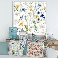 WildFlowers Chamomile and Clover Bell II  Wall Art