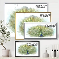 Toile « Peacock Bird »