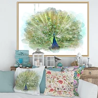 Toile « Peacock Bird »