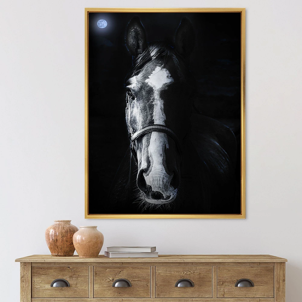 Horse Staring Sinister  Wall Art