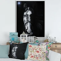 Horse Staring Sinister  Wall Art