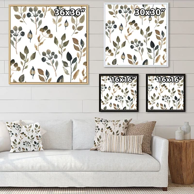 Illustration of Brown Simple Leaves