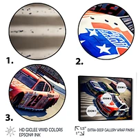 American Race Car Framed Wall Art
