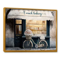 Bicycle Front A French Bakery IV Wall Art