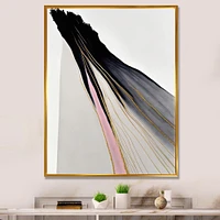 Minimalism Pink And Gold Cubic Fusion VI Wall Art