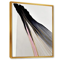 Minimalism Pink And Gold Cubic Fusion VI Wall Art