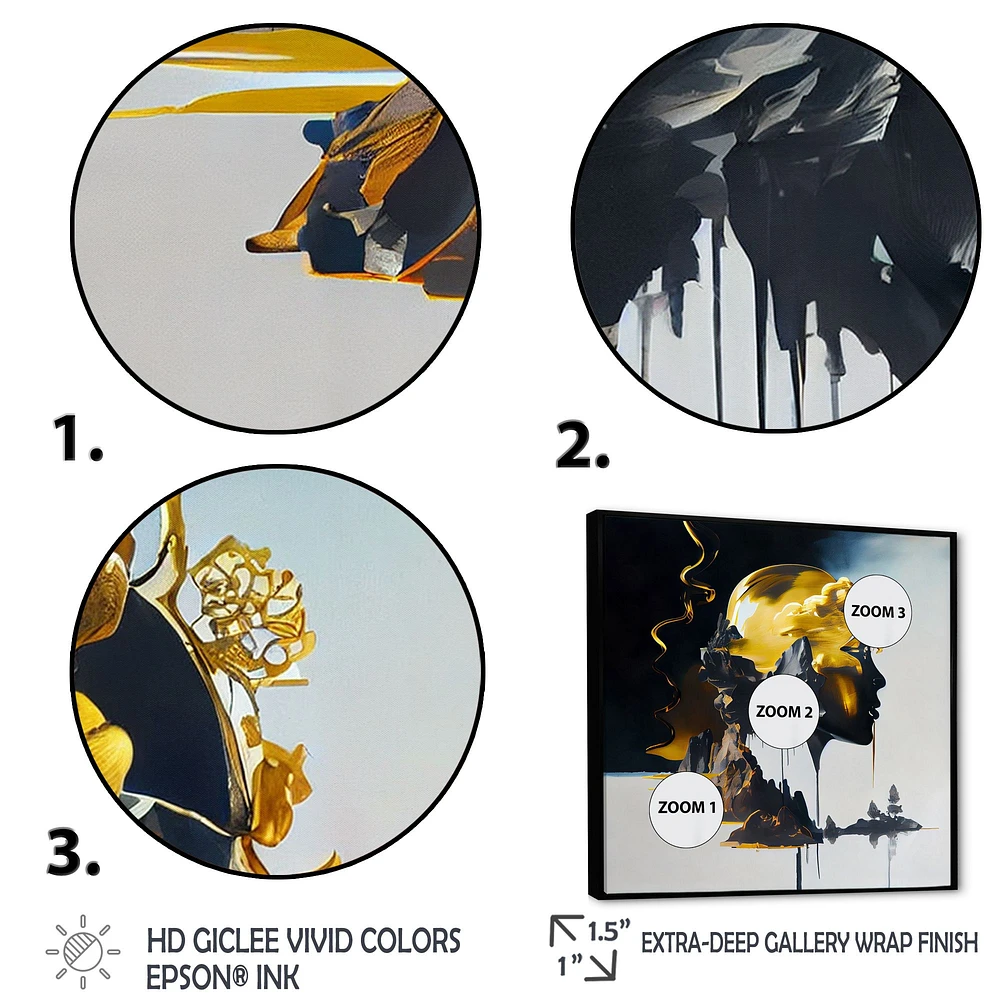 Double Explosure Of Man Dream Wall Art