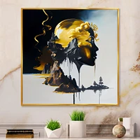 Double Explosure Of Man Dream Wall Art