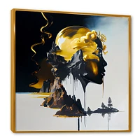Double Explosure Of Man Dream Wall Art