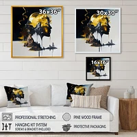 Double Explosure Of Man Dream Wall Art