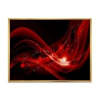 Dark Red Vector  Canvas Art print