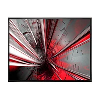 Fractal 3D Deep into Middle  Art Canvas Print