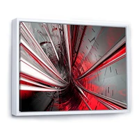 Fractal 3D Deep into Middle  Art Canvas Print
