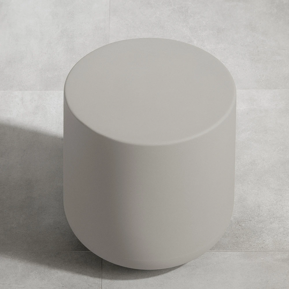 Dalya Round Outdoor Side Table Grege by South Shore Furniture