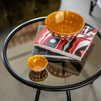 Le Murrine Bowl, 25cm - Yellow/Green/White