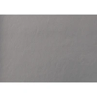 Grey Upholstered Headboard with Leather-look Fabric - Double