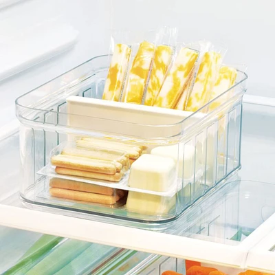 Crisp Small Clear Divider Bin