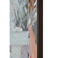 Art mural marron foncé Zoya sur toile