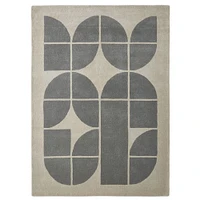 Perseverance Oatmeal and Charcoal Indoor Rug