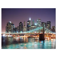 New York City Manhattan Skyscrapers  Wall Art