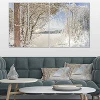 Toile 4 « Lake Winter Woods »