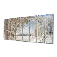 Toile « Lake Winter Woods »