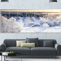 Beautiful Winter Panorama  Wall Art