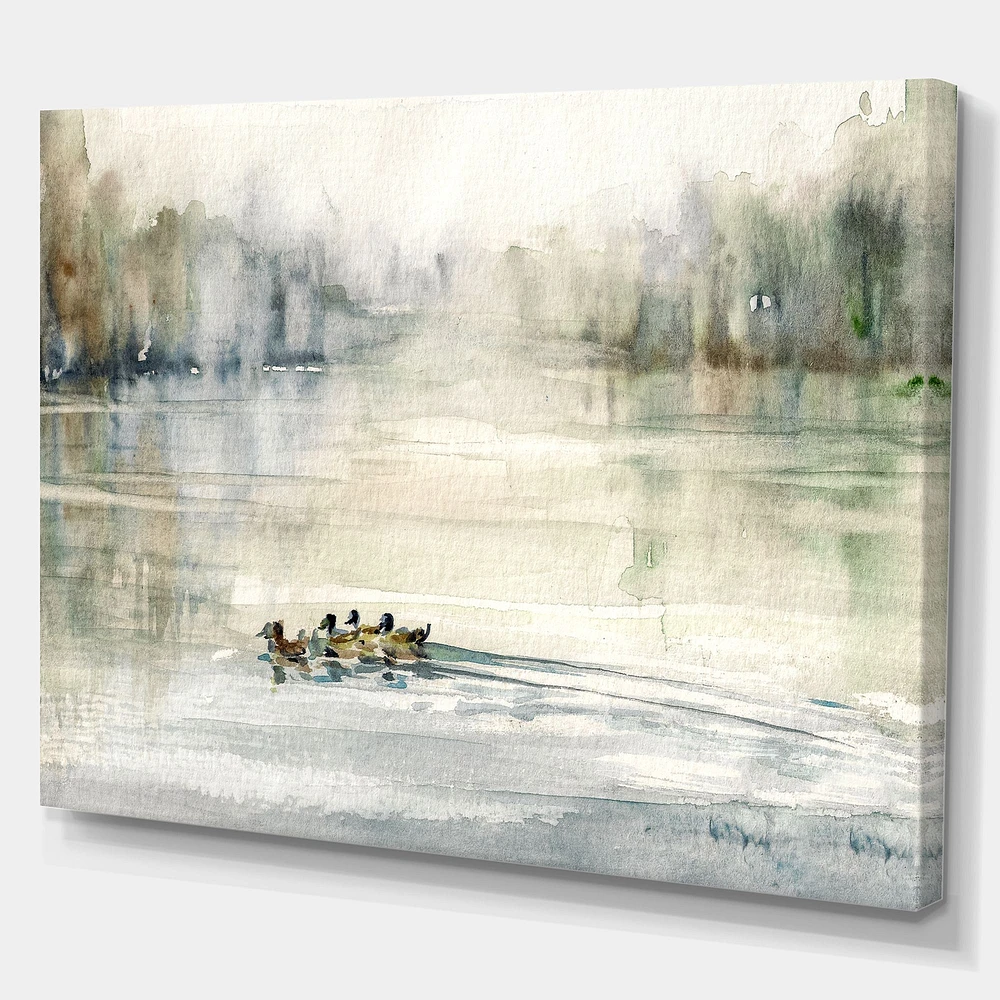 Ducks Pond Canvas