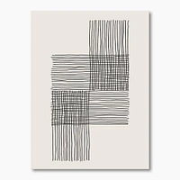 Minimal Geometric Compostions of Elementary Forms XIX  Wall Art