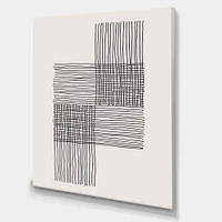 Minimal Geometric Compostions of Elementary Forms XIX  Wall Art