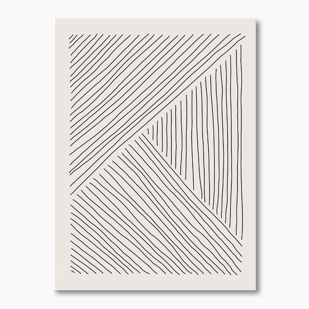 Minimal Geometrical Lines II  Wall Art
