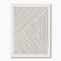 Minimal Geometrical Lines II  Wall Art