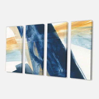 Indigo Panel I Canvas Wall Art