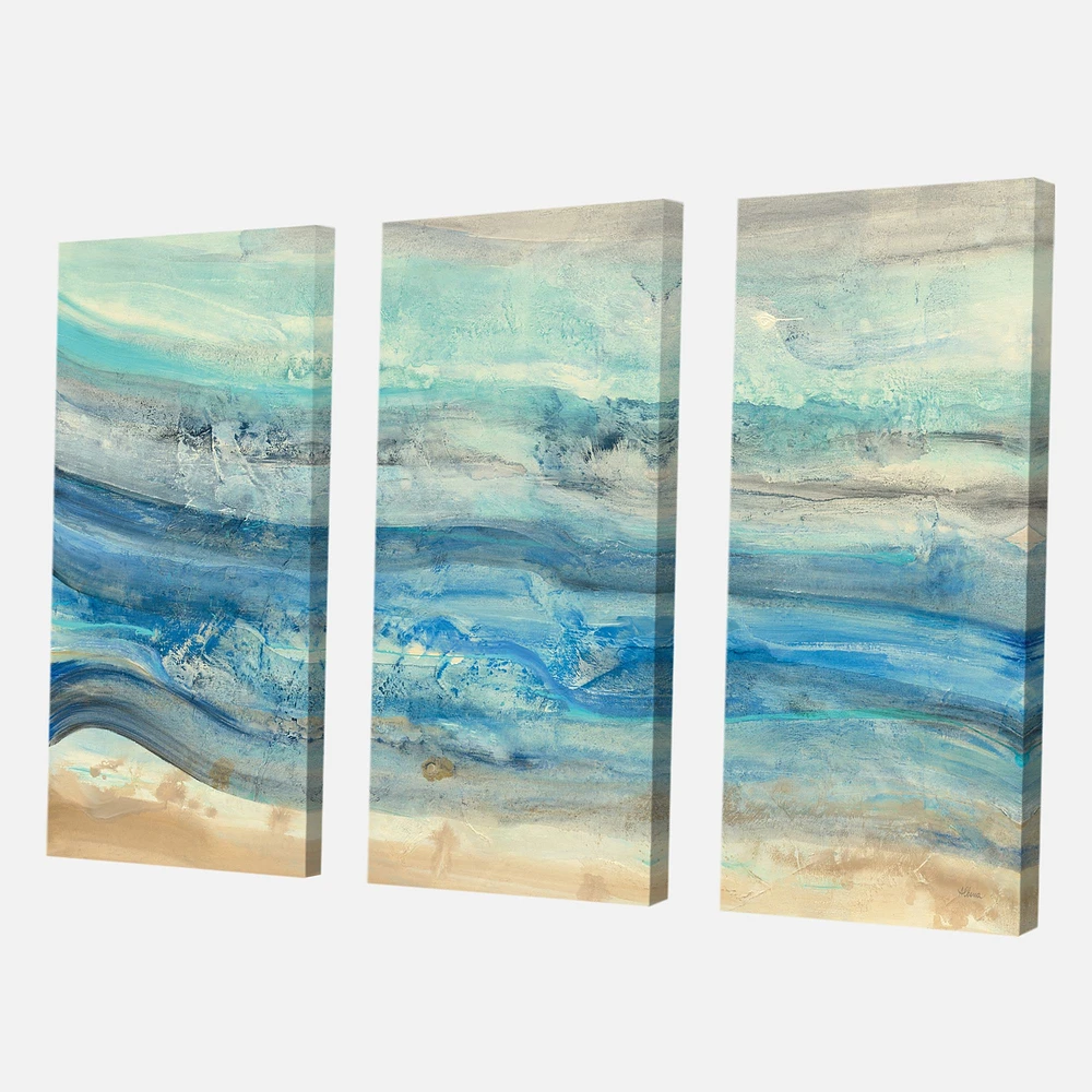 Panneaux de toile « Ocean Mineral Waves »