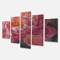 Vivid Pink Peonies I Canvas Wall Art