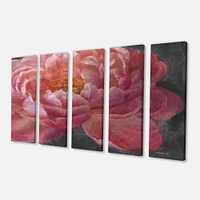 Vivid Pink Peonies I Canvas Wall Art