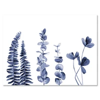 Navy Blue Eucalyptus I Wall Art